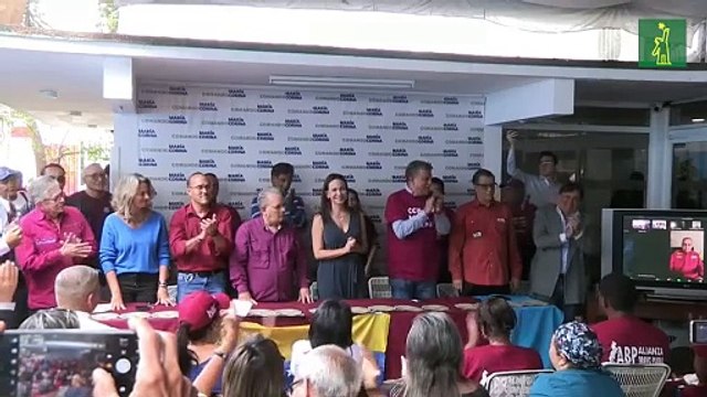 El partido de Ledezma apoyará a María Corina Machado en las primarias venezolanas