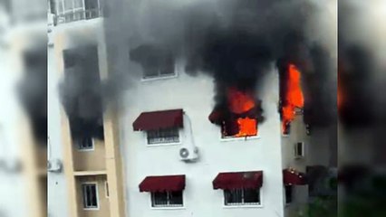 Fuego afecta apartamento en Cuidad Real II