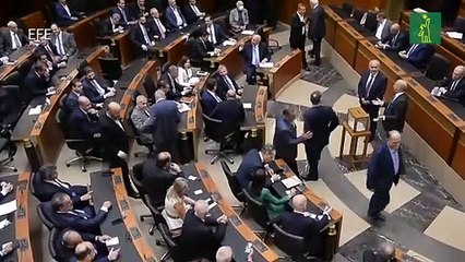 Fracasa el duodécimo intento de elegir a un jefe de Estado en el Parlamento libanés