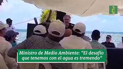 Ministro de Medio Ambiente: "El desafío que tenemos con el agua es tremendo"