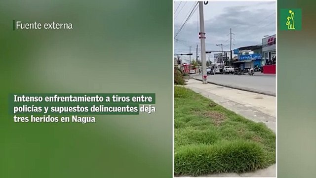 Intenso enfrentamiento a tiros entre policías y supuestos delincuentes deja tres heridos en Nagua