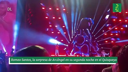 Romeo Santos, la sorpresa de Arcángel en su segunda noche en el Quisqueya