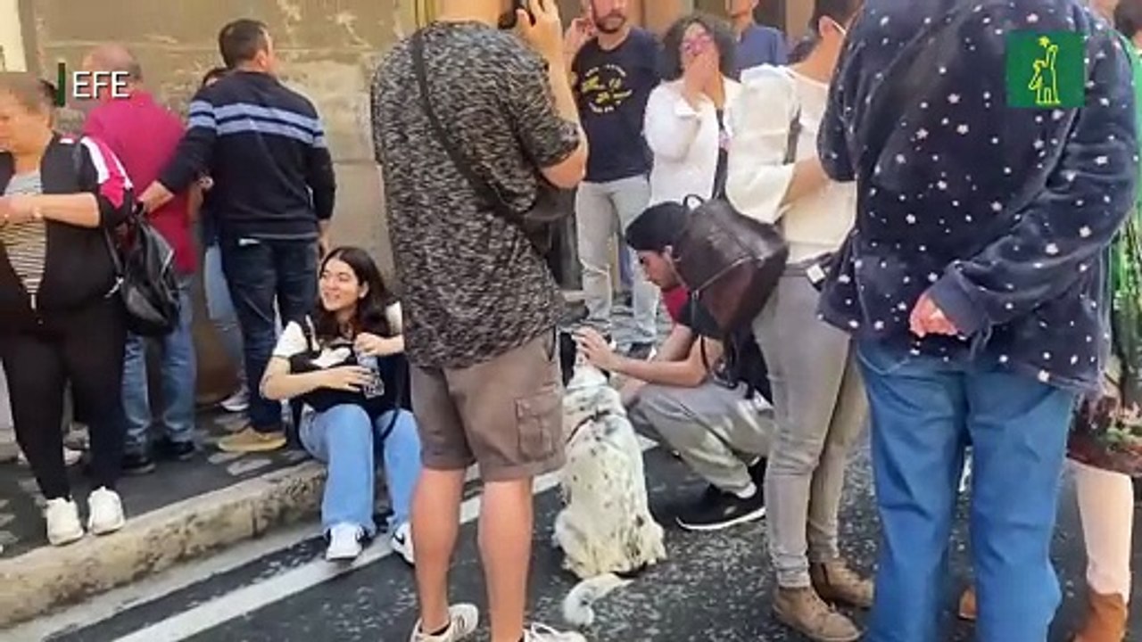 Derrumbe de un edificio de cinco plantas en Teruel