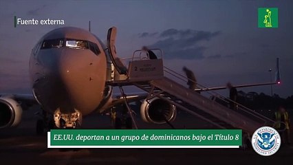 EE.UU. deportan a un grupo de dominicanos bajo el Título 8