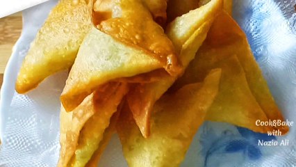"Crispy Street-Style Potato Samosa | Easy & Delicious Recipe!"