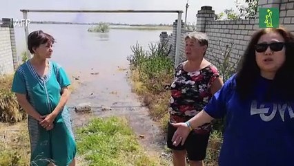 “Un desastre a gran escala”, dicen habitantes de Jersón tras destrucción de represa ucraniana