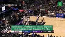 Dominicano Lester Quiñones encestó 26 puntos en el inicio de la Liga de Verano de la NBA