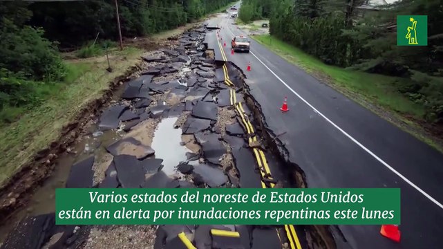 Varios estados del noreste de EE.UU., en alerta por inundaciones, sobretodo cerca de ríos
