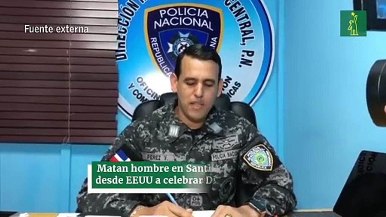 Matan hombre en Santiago viajó al país desde EEUU a celebrar Día de las Madres