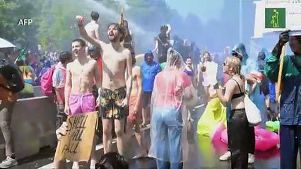 Más de 1.500 detenidos en una acción ecologista en Países Bajos