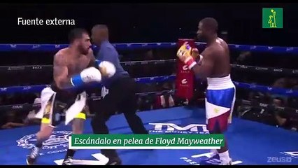 Escándalo en pelea de Floyd Mayweather