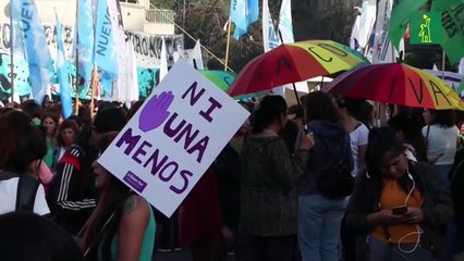 Argentina renueva su reclamo de "Ni una menos" para acabar con violencia machista