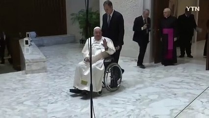"교황, 지난밤 평안히 보내...한때 호흡 곤란으로 산소 치료" / YTN