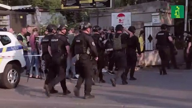 Dos explosiones en un tribunal distrital de la capital de Ucrania