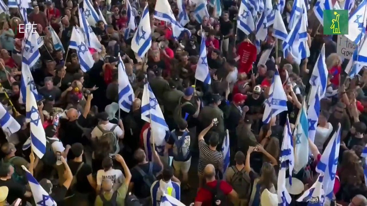 Caos en el aeropuerto de Tel Aviv por multitudinaria protesta contra el Gobierno de Israel