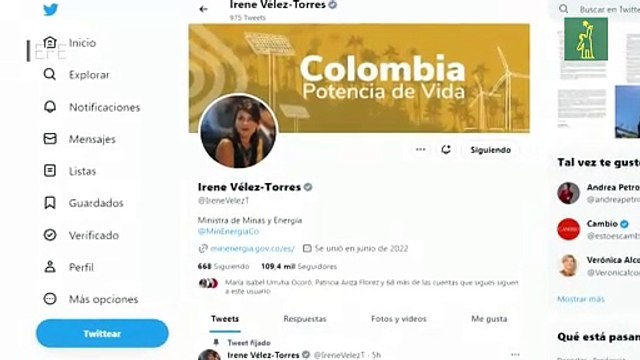 Renuncia la ministra de Minas de Colombia tras acusación de supuesto abuso de poder
