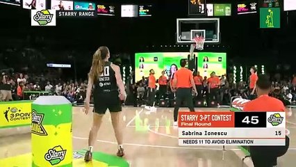 Sabrina Ionescu establece marca de todos los tiempos en competencia de tiros de tres