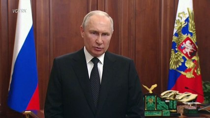 24 DE JUNIO DE 2023 - 03:56 AFPTV GENERAL NEWS Putin dice que la rebelión del grupo Wagner es una "puñalada por la espalda"