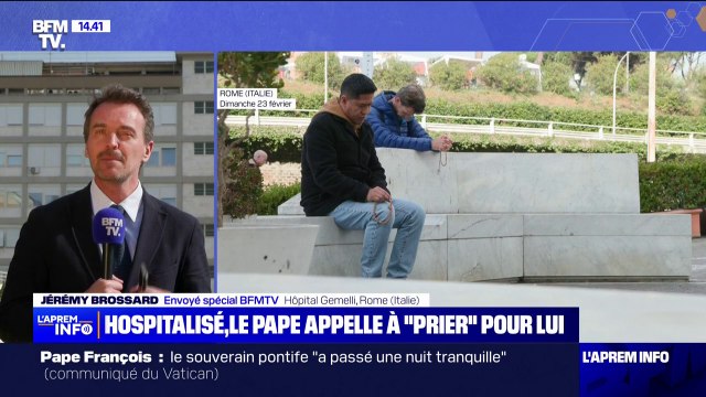 Toujours dans un état critique , le pape François appelle les fidèles à prier pour lui