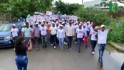 Protestan en contra de la instalación de un vertedero en La Cuaba