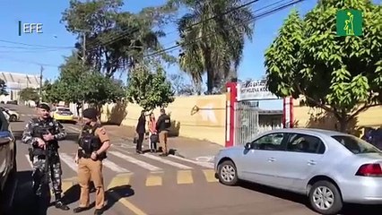 Una alumna fallecida y otro herido deja un ataque armado a una escuela en el sur de Brasil