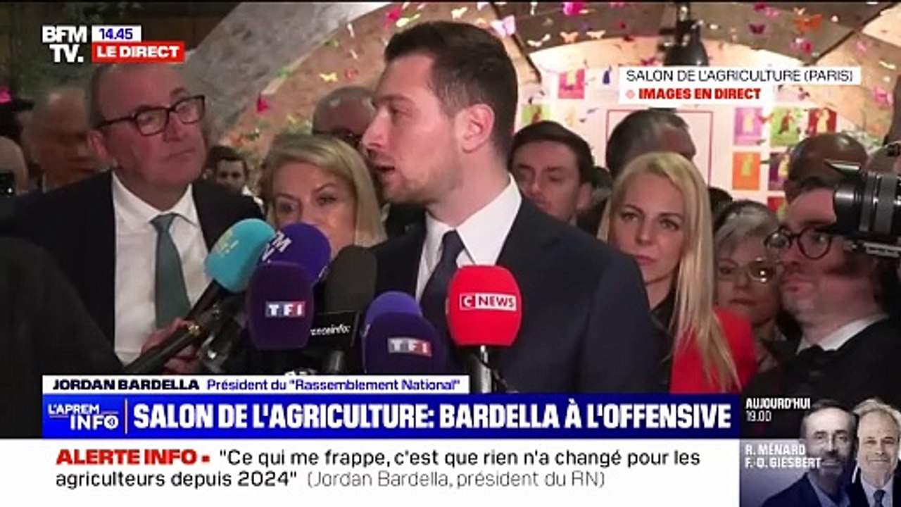 Jordan Bardella: "Je suis en campagne contre le Green Deal et le Pacte Vert"