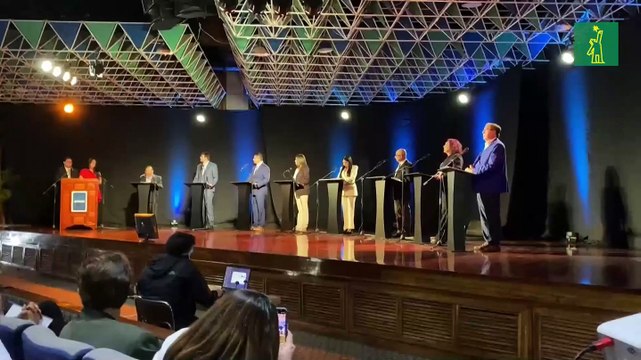 Comienza el primer debate en Venezuela entre precandidatos presidenciales de la oposición