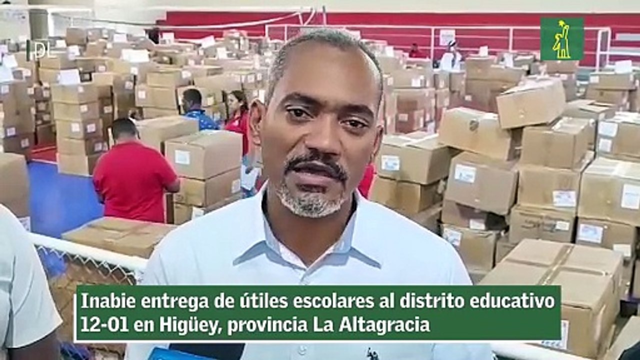 Inabie entrega de útiles escolares al distrito educativo 12-01 en Higüey, provincia La Altagracia