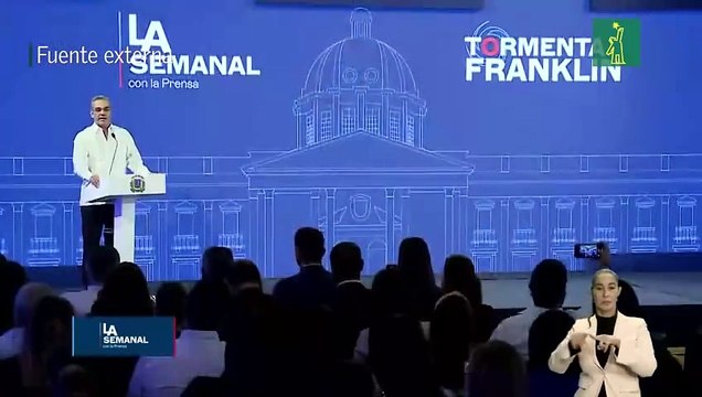 Abinader revela daños dejados por tormenta Franklin ascienden a RD$5,100 millones