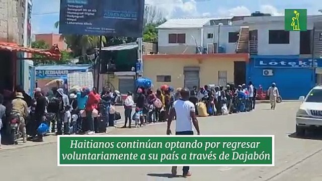 Haitianos continúan optando por regresar voluntariamente a su país a través de Dajabón