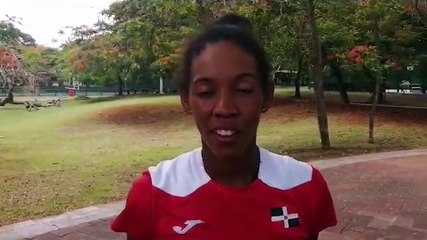 Kelly Williford, ganadora de una medalla histórica para el tenis dominicano