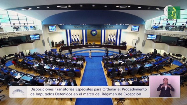 Congreso de El Salvador aprueba juicios colectivos a pandilleros