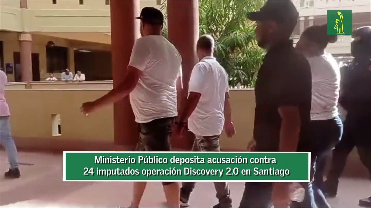 Caso Ministerio Público deposita acusación contra 24 imputados operación Discovery 2.0 en Santiago