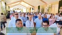 Abinader destaca ha instalado mayor cantidad de energías renovable que la encontrada a su llegada al gobierno