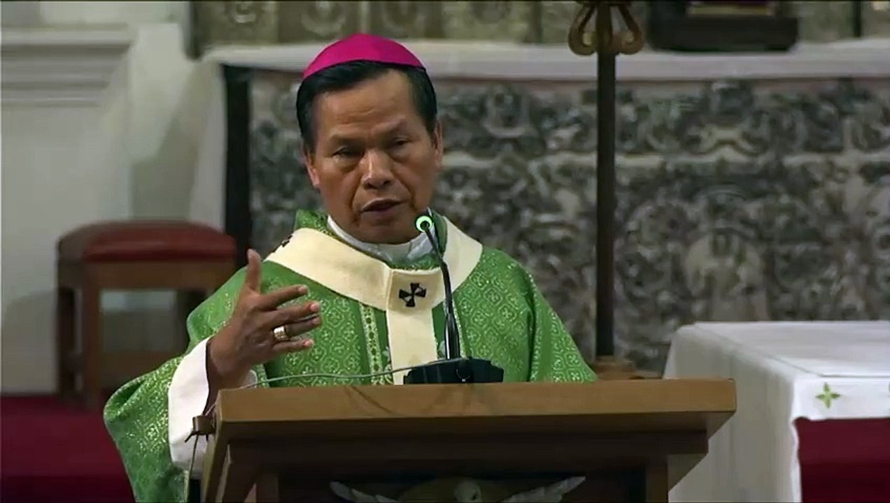 Monseñor René Leigue llama a la misericordia y al perdón en su homilía dominical