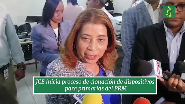 JCE inicia proceso de clonación de dispositivos para primarias del PRM