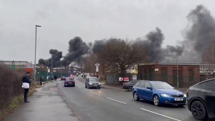Massive Fire Engulfs Manchester HGVs 🚒
