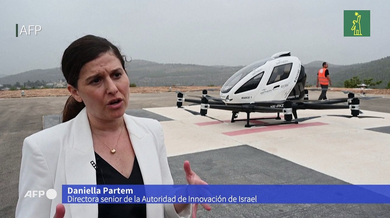 Israel prueba un taxi-dron sobre Jerusalén para luchar contra los atascos
