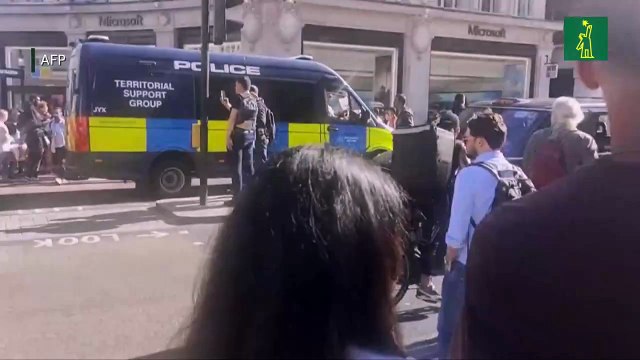 Decenas de personas convocadas por TikTok intentaron saquear tienda en centro de Londres