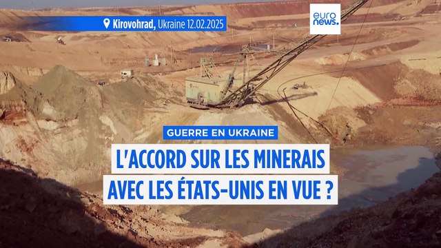 L'Ukraine va commencer la finalisation de l'accord sur les minerais avec les États-Unis lundi