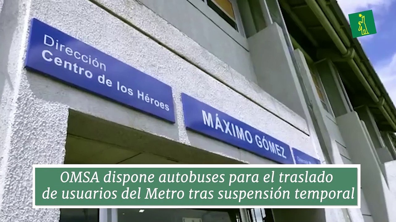 OMSA dispone autobuses para el traslado de usuarios del Metro tras suspensión temporal por choque de vagones