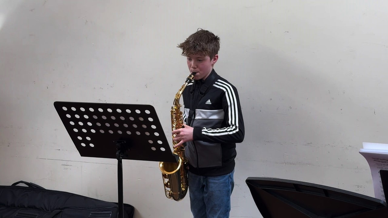 Otto Steer (12), a member of Crediton Youth Orc...