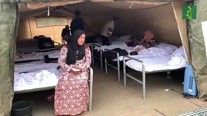 El Ejército marroquí crea una hospital de campaña para ayudar a los afectados en Asni