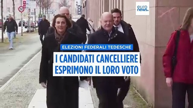 Elezioni federali in Germania: Scholz e Merz hanno votato nei loro seggi, Weidel per posta