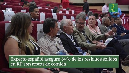 Experto español asegura 65% de los residuos sólidos en RD son restos de comida