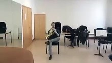 Duet for French Horn and chair