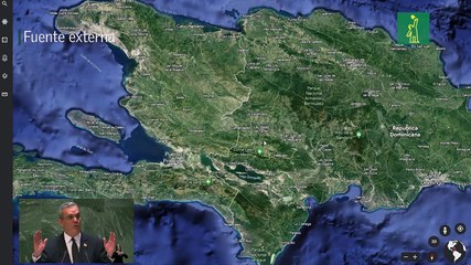 Abinader muestra en la ONU la "tragedia medioambiental" de Haití