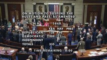 Cámara de Representantes de EEUU aprueba medida para evitar cierre del gobierno