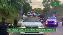 Así recibe cotuí a su reina Mariana Downing