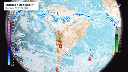 Alta de bloqueo desplazará las lluvias solamente a los extremos de la Patagonia
